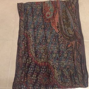 Pashmina/ silk vintage scarf